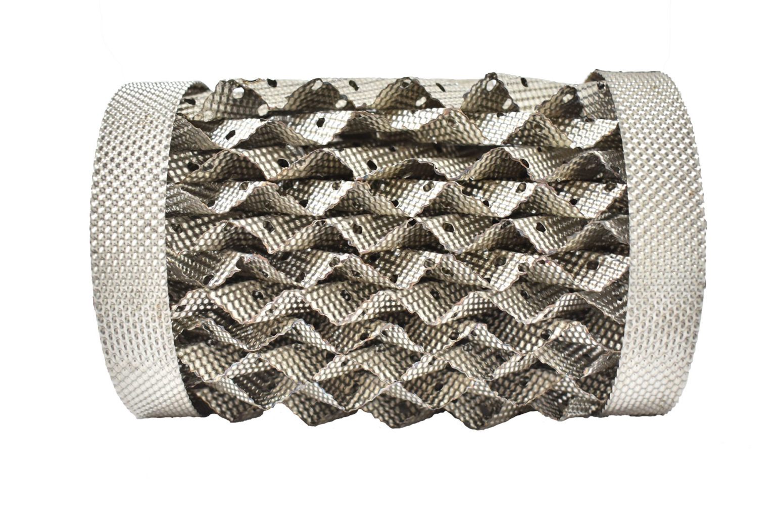 Structured Column Packing Illuminated Extractors