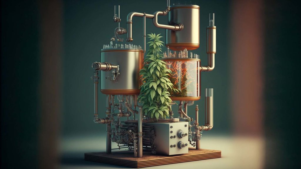 future of botanical extraction in futuristic model
